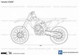 Yz450f Yamaha Templates Preview Template sketch template