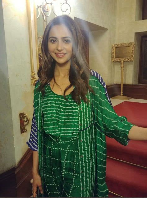 Rakul Preet Singh Latest Photoshoot In Green Outfit Green Outfit