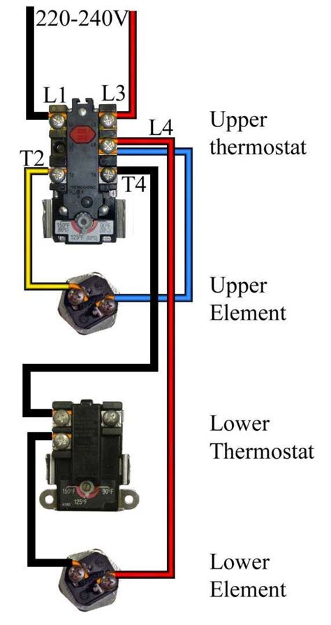 wiring water heater