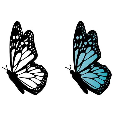 butterfly blue svg png   svg