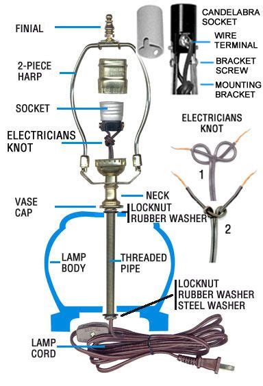 table lamp wiring schematics