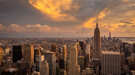 New York City Manhattan Sunset 4k Ultra Hd Desktop