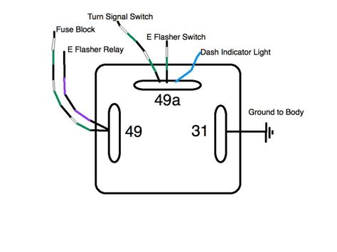 pin flasher relay wiring diagram manual