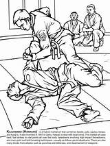 Judo Karate Aikido Dover sketch template