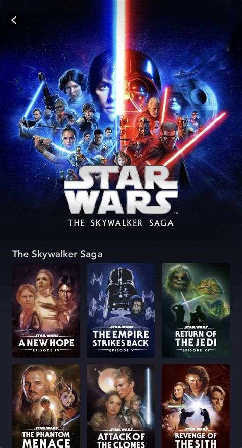 star wars  skywalker saga collection      appearance  disney