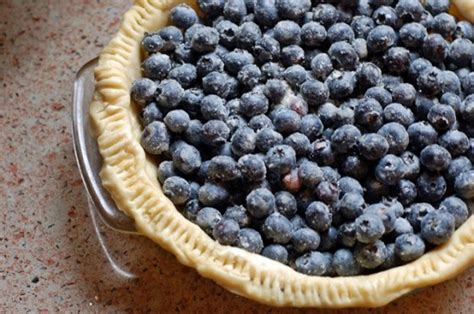 old fashioned blueberry pie