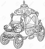 Carriage Cinderella Cendrillon Coach Graphicriver Citrouille Chariot Nicepng sketch template