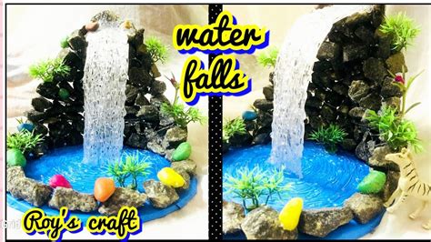 Diy Hot Glue Waterfall How To Make Hot Glue Waterfall With Rock Best