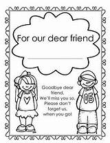 Goodbye Farewell Book Saying Teacher Visit Students Printable School Teacherspayteachers sketch template