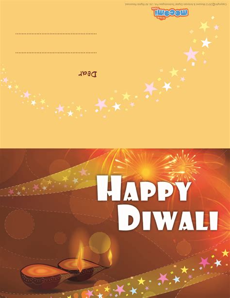diwali diyas diwali greeting card  kids mocomi