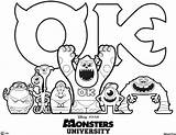 Inc Monsters Coloring Pages Comments sketch template