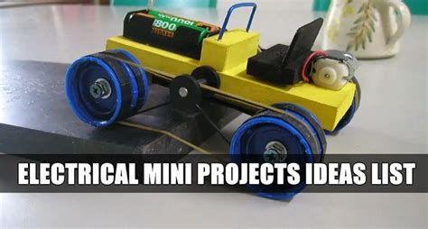 top electrical mini projects ideas list electrical technology