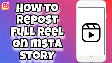 repost full long reel  instagram story   simple step