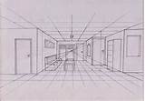 Perspektif Titik Teknik Menggambar Rupa Seni Ruangan Perkembangannya Rebanas sketch template