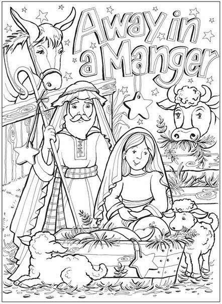 pin  carrie frampton  art holidays nativity coloring pages