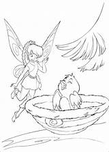 Tinkerbell Coloring Kids Fun Votes sketch template