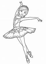 Leap Movie Pages Coloring Site Ballerina sketch template