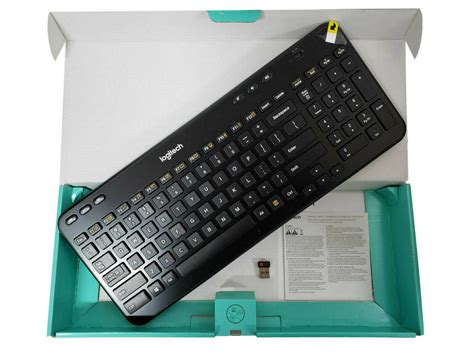 logitech  advanced wireless compact keyboard usb unifying   black keyboards keypads