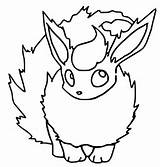 Flareon Pyroli Coloriage Flamara Ausmalbilder Kolorowanki Fargelegge Kleurplaten Pokémon Tegninger Jolteon Pikachu Rysunki sketch template
