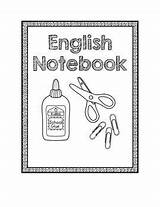 Spelling Freebie Fichas Notebooks Vocabulary Subject Primarias Vendido sketch template