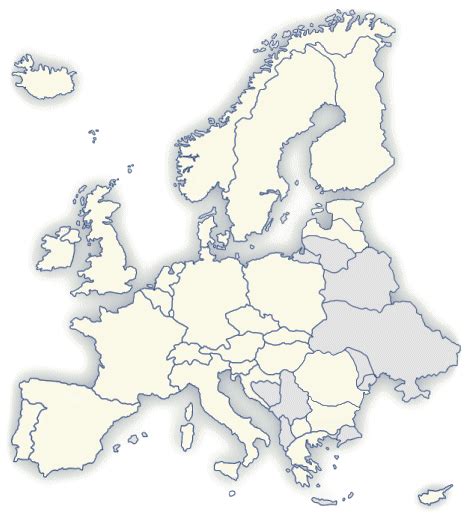 elgritosagrado11 25 elegant map of europe without country names