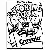 Coloring Book Pages Printable Color Crayola Cover Clipart Crayon Colouring Lines Own Inside Kids Covers Print Create Printables Sheets Clip sketch template