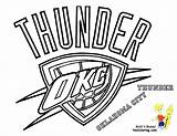 Coloring Pages Basketball Logo Nba State Thunder Celtics College Drawing Golden Bulls Boston Chicago Warriors Portland Oklahoma Westbrook City Russell sketch template