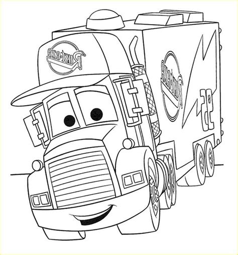 beautiful printable truck coloring pages  truck coloring
