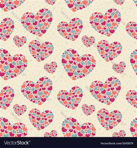 cute valentine love seamless pattern royalty free vector