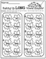 Vowel Long Vowels Short Worksheets Grade Activities Kindergarten Words Worksheet Sounds Word Coloring Phonics 1st Fall Practice Work Teaching Preschool sketch template