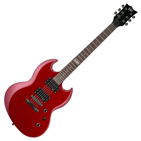 esp  viper  electric guitar black cherry gearmusic