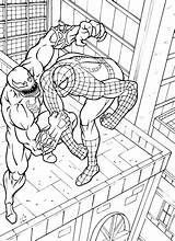 Coloring Pages Carnage Spiderman Venom Comments sketch template