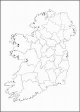Ireland Counties Inclusive sketch template