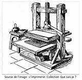 Gutenberg Imprimerie Presse Imprimer Histoire Moyen Age Typographique Depuis Enregistrée Ca sketch template