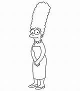 Marge Simpsons Tudodesenhos Colorier Pintar Piedras Rocks Outfits Mignonnes Disimpan Bart Homer sketch template