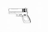 Glock Coloring Queeky Drawing Paint Template Drawings sketch template