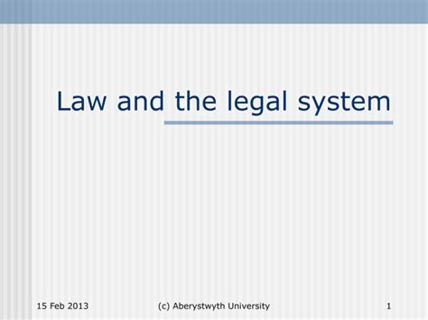 law   legal system