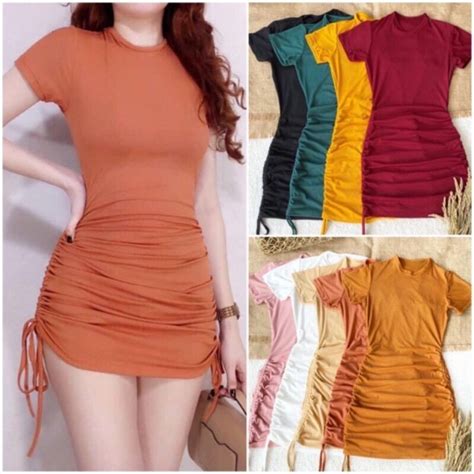 Cora Sexy Dress With String Side Lazada Ph