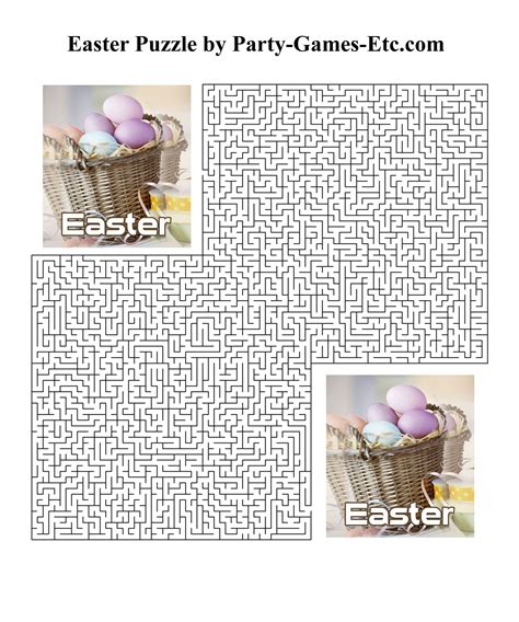 easter party games  printable games  activities   holiday