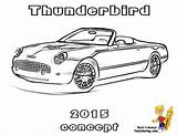 Coloring Thunderbird Pages Ford Car Cars 1955 Clipart Yescoloring Chevy Cliparts Classic Library Kids Muscle sketch template
