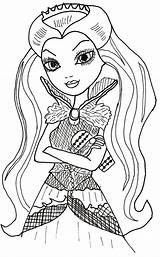 Coloring Ever After High Pages Queen Raven Printable Print Sheet Color Getdrawings Getcolorings Colorpages Books sketch template