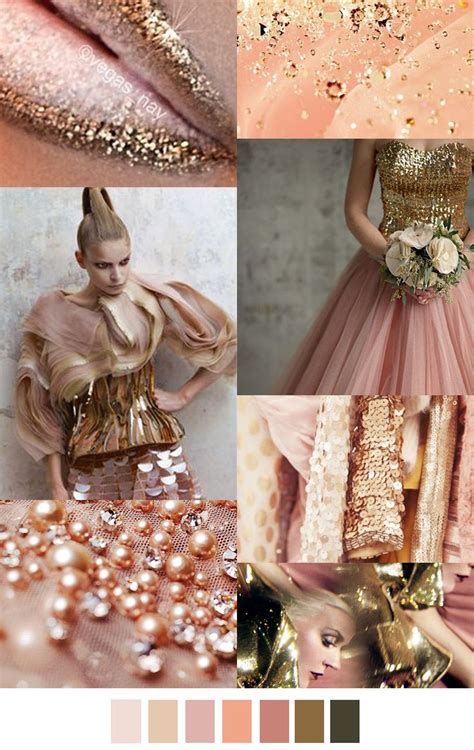 color inspiration pink gold peach fw  codesign magazine