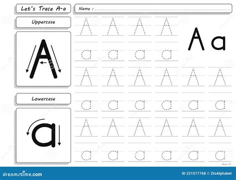 letter aa worksheets kindergarten alphabet practice worksheets library