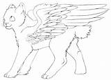 Cat Winged Color Wings Coloring Lineart Drawing Pages Drawings Deviantart Group Base Fox Getdrawings Paintingvalley Chat Fantasy sketch template