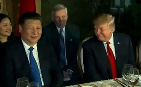 donald trump    absolute  behavior   chinese presidents visit