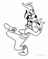Goofy Coloring Pages Disney Printable Kids sketch template