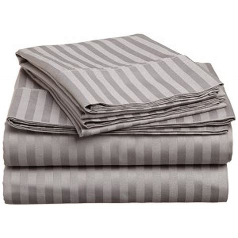 pct fine linens  thread count egyptian cotton sheets dobby stripe