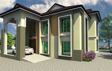 modern  contemporary nigerian building designs  bedroom duplex