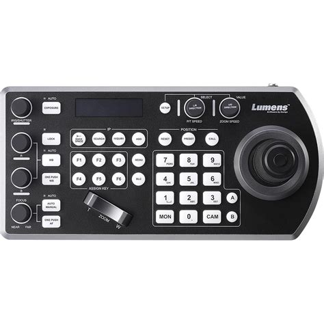 lumens compact ip ptz video camera joystick controller  kb