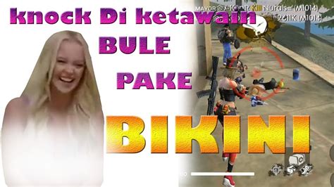 Knock Diketawain Bule Pake Bikini Parahh Auto Panen Pake M1014